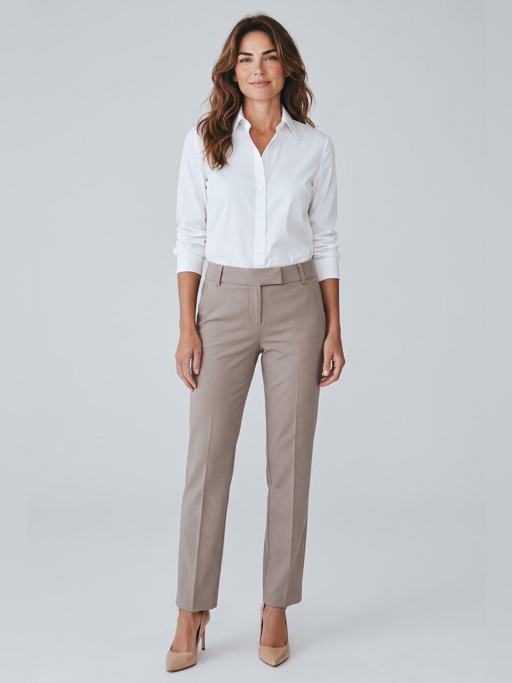 J. Crew Women’s City Fit Straight Leg Pants // Tan // 0